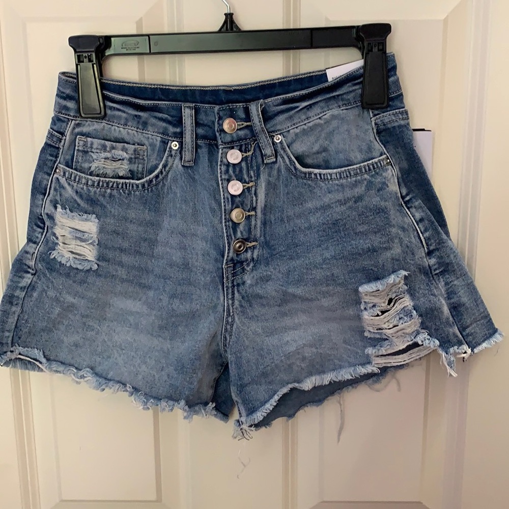 Windsor High Waisted Jean Shorts